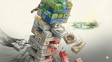 Biodiversity collapse. 