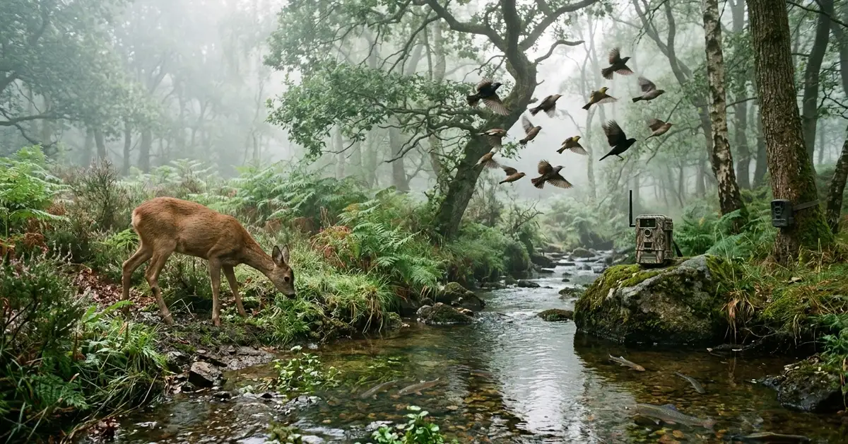 Global wildlife population trends and monitoring data visualization